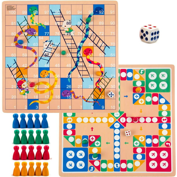 Ludo Snakes And Ladder Board Game For Kids & Family